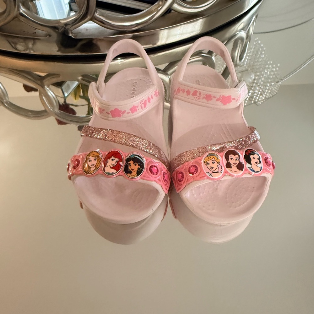 CROCS Pink Princess Kids Sandals